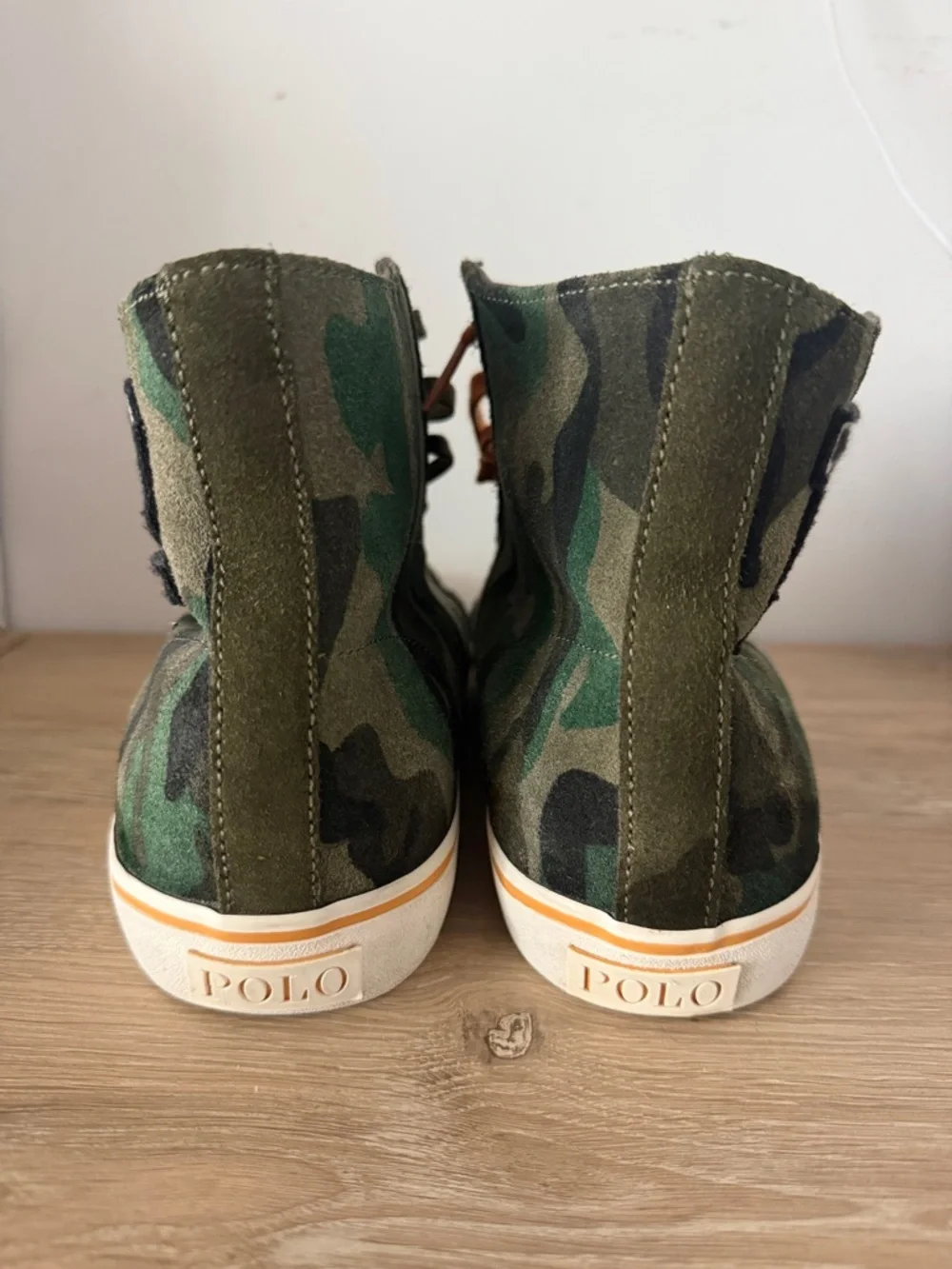 Polo Ralph Lauren Solomon Mens Size 8 High Top Sneakers